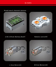 Lade das Bild in den Galerie-Viewer, Mould King 17023 - Pneumatic Bulldozer inkl. Motor und RC - Neu - 3963 Teile - OVP