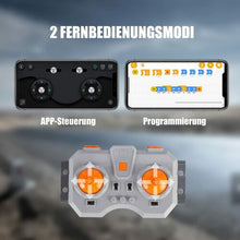 Lade das Bild in den Galerie-Viewer, Mould King 17023 - Pneumatic Bulldozer inkl. Motor und RC - Neu - 3963 Teile - OVP