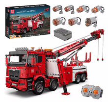 Lade das Bild in den Galerie-Viewer, Mould King 17027 - Fire Truck Rescue - Feuerwehrauto inkl. Motor und RC - Neu - 4883 Teile - OVP
