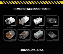 Lade das Bild in den Galerie-Viewer, Mould King 17071 - Liebherr R 9800 Schwerlastbagger inkl. Motor und RC - Neu - 4767 Teile - OVP