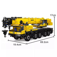 Lade das Bild in den Galerie-Viewer, Mould King 17073 - LTM 1100 Mobiler Kran inkl. Motor und RC - Neu - 3218 Teile - OVP