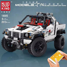 Lade das Bild in den Galerie-Viewer, Mould King 18005 - 4x4 Off-Road Pickup - Neu - 2013 Teile inkl. RC und Motor - OVP