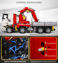 Lade das Bild in den Galerie-Viewer, Mould King 19002 - Pneumatic Kranwagen - Neu - 8238 Teile inkl. RC und Motor - OVP