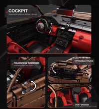 Lade das Bild in den Galerie-Viewer, Reobrix 11009 - Maserati Gran Turismo Super Sport Car - Motor - 1:8 - Neu - 5480 Teile - OVP