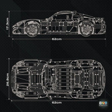 Lade das Bild in den Galerie-Viewer, Reobrix 11010 - Maserati Gran Turismo Super Sport Car - 1:8 - Neu - 5480 Teile - OVP