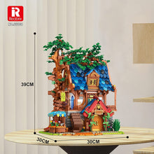 Lade das Bild in den Galerie-Viewer, Reobrix 66008 - Mittelalterliches Baumhaus - Neu - 2566 Teile - OVP