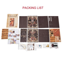 Lade das Bild in den Galerie-Viewer, Book Nook - 3D Miniaturhaus - DIY - SL-13 - Secret Castle inkl. Licht