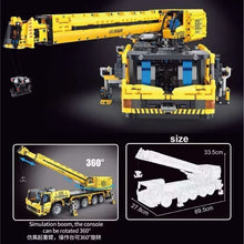 Lade das Bild in den Galerie-Viewer, TGL T4004 - Fahrzeugkran - RC m. Motor - Neu - 3711 Teile - OVP