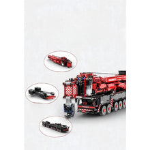 Lade das Bild in den Galerie-Viewer, Ubricks UB001 - Liebherr LTM 11200 Kran inkl. Motor rot - Neu - 10400 Teile - OVP
