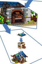 Lade das Bild in den Galerie-Viewer, UrGe 50102 - Medieval Town Barn - Neu - 1725 Teile - OVP