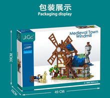 Lade das Bild in den Galerie-Viewer, UrGe 50103 - Medieval Town Windmill - Neu - 1824 Teile - OVP