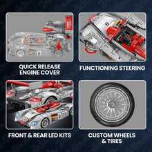 Lade das Bild in den Galerie-Viewer, Xinyu Happy Build -YC-23044 - Audi R8 LeMans - Neu - 2426 Teile - OVP