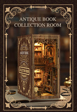 Lade das Bild in den Galerie-Viewer, Book Nook - 3D Miniaturhaus - DIY- BV02-008 - Antique Book Collection inkl. Licht
