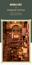 Lade das Bild in den Galerie-Viewer, Book Nook - 3D Miniaturhaus - DIY - SL-09 - Scholar's Dream  inkl. Licht
