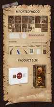 Lade das Bild in den Galerie-Viewer, Book Nook - 3D Miniaturhaus - DIY- BV02-008 - Antique Book Collection inkl. Licht
