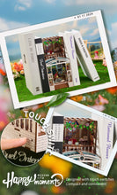 Lade das Bild in den Galerie-Viewer, Book Nook - 3D Miniaturhaus - DIY - SL-32 - Happy Moments inkl. Licht
