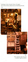 Lade das Bild in den Galerie-Viewer, Book Nook - 3D Miniaturhaus - DIY - SL-09 - Scholar's Dream  inkl. Licht
