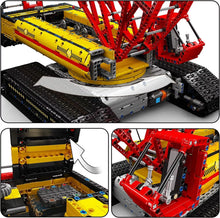 Lade das Bild in den Galerie-Viewer, Mould King 17015 - Liebherr LR13000 Raupenkran inkl. Motor und RC - Neu - 4318 Teile - OVP
