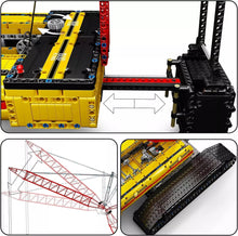 Lade das Bild in den Galerie-Viewer, Mould King 17015 - Liebherr LR13000 Raupenkran inkl. Motor und RC - Neu - 4318 Teile - OVP
