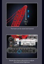 Lade das Bild in den Galerie-Viewer, Mould King 17046 - Raupenkran Wacker 16000 inkl. Motor und RC - Neu - 4494 Teile - OVP
