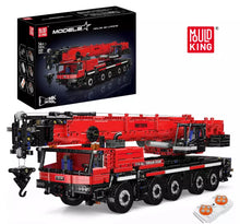 Lade das Bild in den Galerie-Viewer, Mould King 17074 - LTM 1100 Mobiler Kran inkl. Motor und RC - Neu - 3218 Teile - OVP
