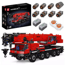 Lade das Bild in den Galerie-Viewer, Mould King 17074 - LTM 1100 Mobiler Kran inkl. Motor und RC - Neu - 3218 Teile - OVP
