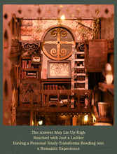 Lade das Bild in den Galerie-Viewer, Book Nook - 3D Miniaturhaus - DIY - SL-09 - Scholar's Dream  inkl. Licht
