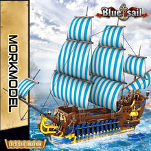 Lade das Bild in den Galerie-Viewer, Mork 031011 - Blue Sail Flagschiff  - Neu - 3265 Teile - OVP - DE
