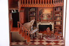 Lade das Bild in den Galerie-Viewer, Book Nook - 3D Miniaturhaus - DIY - BV02-003 - Grimms small Building inkl. Licht
