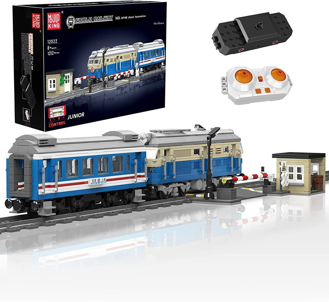 Mould King 12022 - Diesellokomotive mit RC - Neu - 1212 Teile - OVP