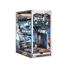 Lade das Bild in den Galerie-Viewer, Book Nook - 3D Miniaturhaus - DIY - SL-15 - Alien HUB inkl. Licht
