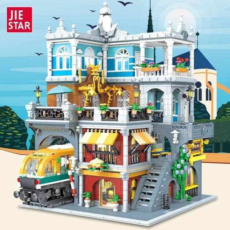 Jie Star 89128 - Burger Shop - Neu - 3289 Teile - OVP