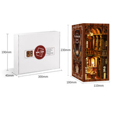 Lade das Bild in den Galerie-Viewer, Book Nook - 3D Miniaturhaus - DIY - The Philosophical Library inkl. Licht
