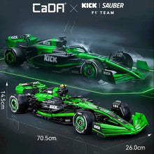 Lade das Bild in den Galerie-Viewer, Cada C64010 - KICK SAUBER F1 Team - C44 - 1:8 - Neu - 2553 Teile - OVP
