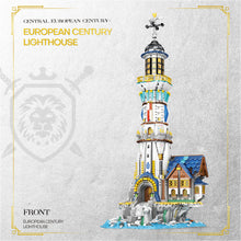 Lade das Bild in den Galerie-Viewer, Reobrix 66028 - Mittelalterlicher Leuchtturm m. Licht - Neu - 3228 Teile - OVP
