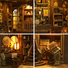 Lade das Bild in den Galerie-Viewer, Book Nook - 3D Miniaturhaus - DIY- BV02-008 - Antique Book Collection inkl. Licht
