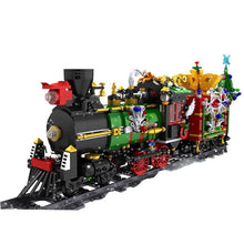 Lade das Bild in den Galerie-Viewer, Mould King 12012 - Weihnachtszug mit Beleuchtung und RC - Neu - 1504 Teile - OVP
