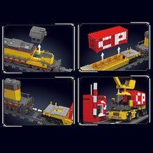 Lade das Bild in den Galerie-Viewer, Mould King 12027 - SD40-2 Diesel Lokomotivzug EMD mit RC - Neu - 1170 Teile - OVP
