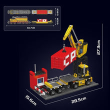 Lade das Bild in den Galerie-Viewer, Mould King 12027 - SD40-2 Diesel Lokomotivzug EMD mit RC - Neu - 1170 Teile - OVP
