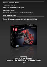 Lade das Bild in den Galerie-Viewer, Mould King 17071 - Liebherr R 9800 Schwerlastbagger inkl. Motor und RC - Neu - 4767 Teile - OVP
