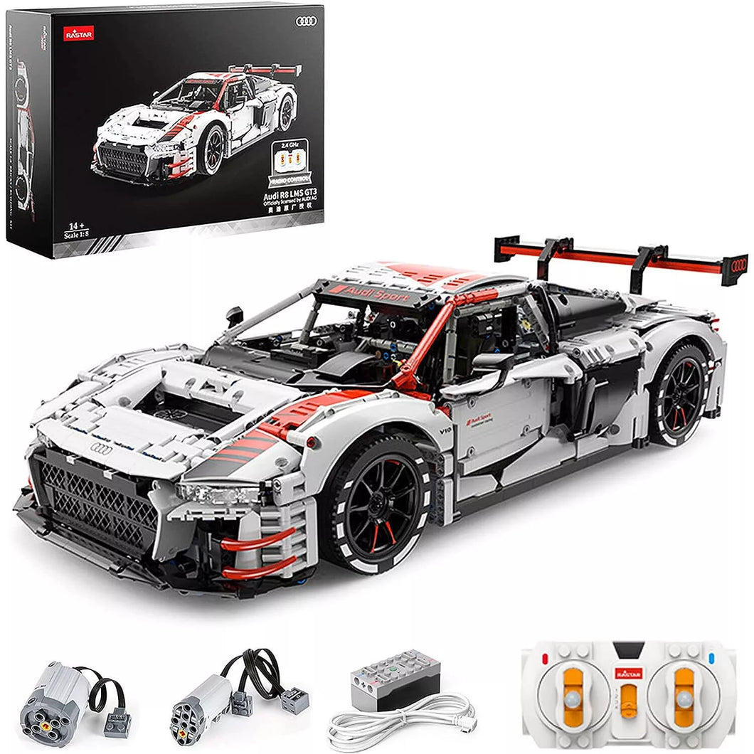 Rastar 99300 / 99310 - Audi R8 GT3 - 1:8 - RC - Neu - 3322 Teile - OVP