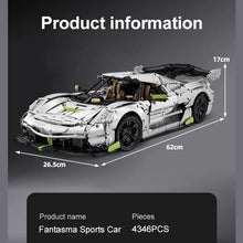 Lade das Bild in den Galerie-Viewer, Cada C61048 -Koenigsegg Jesko Fantasma 1:8 - Neu - 4346 Teile - OVP
