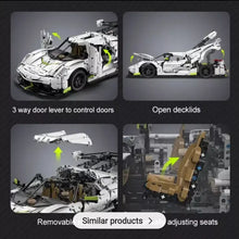 Lade das Bild in den Galerie-Viewer, Cada C61048 -Koenigsegg Jesko Fantasma 1:8 - Neu - 4346 Teile - OVP
