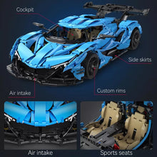 Lade das Bild in den Galerie-Viewer, Cada C64003 - Gumpert Apolle Hypercar 1:8 - Neu - 3865 Teile - OVP
