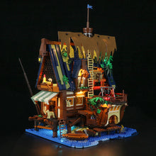 Lade das Bild in den Galerie-Viewer, Funwhole F9011 - Medieval Pier Inn m. Beleuchtung - Neu - 2143 Teile - OVP
