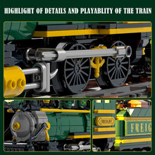 Lade das Bild in den Galerie-Viewer, Funwhole F9036 - Western Freight Train m. Beleuchtung - Neu - 1524 Teile - OVP
