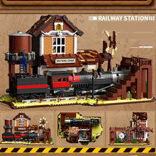 Lade das Bild in den Galerie-Viewer, Free Tribe - 36001 - Western Trains Station - 3885 Teile - OVP - NEU
