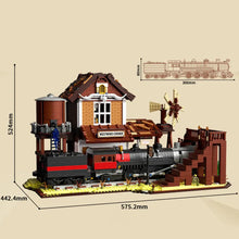 Lade das Bild in den Galerie-Viewer, Free Tribe - 36001 - Western Trains Station - 3885 Teile - OVP - NEU
