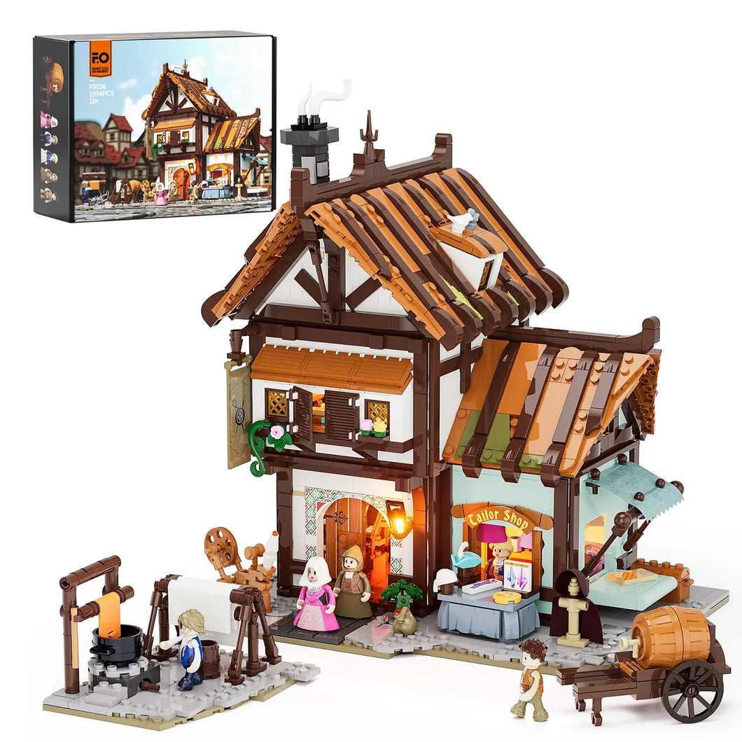 Funwhole F9038 - Tailor Shop m. Beleuchtung - Neu - 1994 Teile - OVP