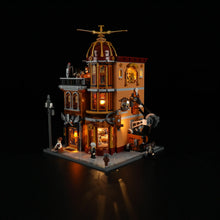 Lade das Bild in den Galerie-Viewer, Funwhole F9050 - Steampunk Flying Club m. Beleuchtung - Neu - 1858 Teile - OVP
